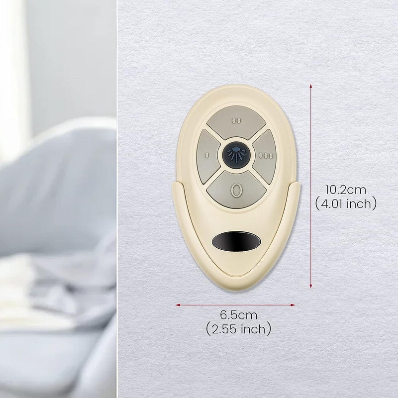 Eogifee 35T Ceiling Fan Remote Control Adjustable 3 Speed,Light Dimmer Control Replacement of Harbor Breeze Compatible with KUJCE9603 FAN35T L3HFAN35T FAN-53T FAN-11T L3HFAN35T1 FAN-35T1 - Image 5